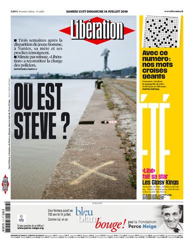Libération Du Samedi 13 & Dimanche 14 Juillet 2019