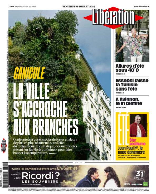 Libération Du Vendredi 26 Juillet 2019