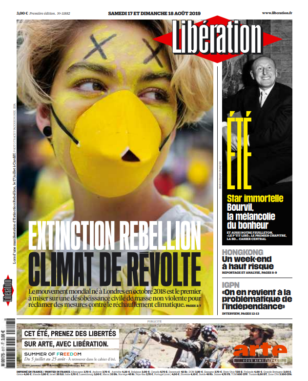 Libération Du Samedi 17 & Dimanche 18 Août 2019