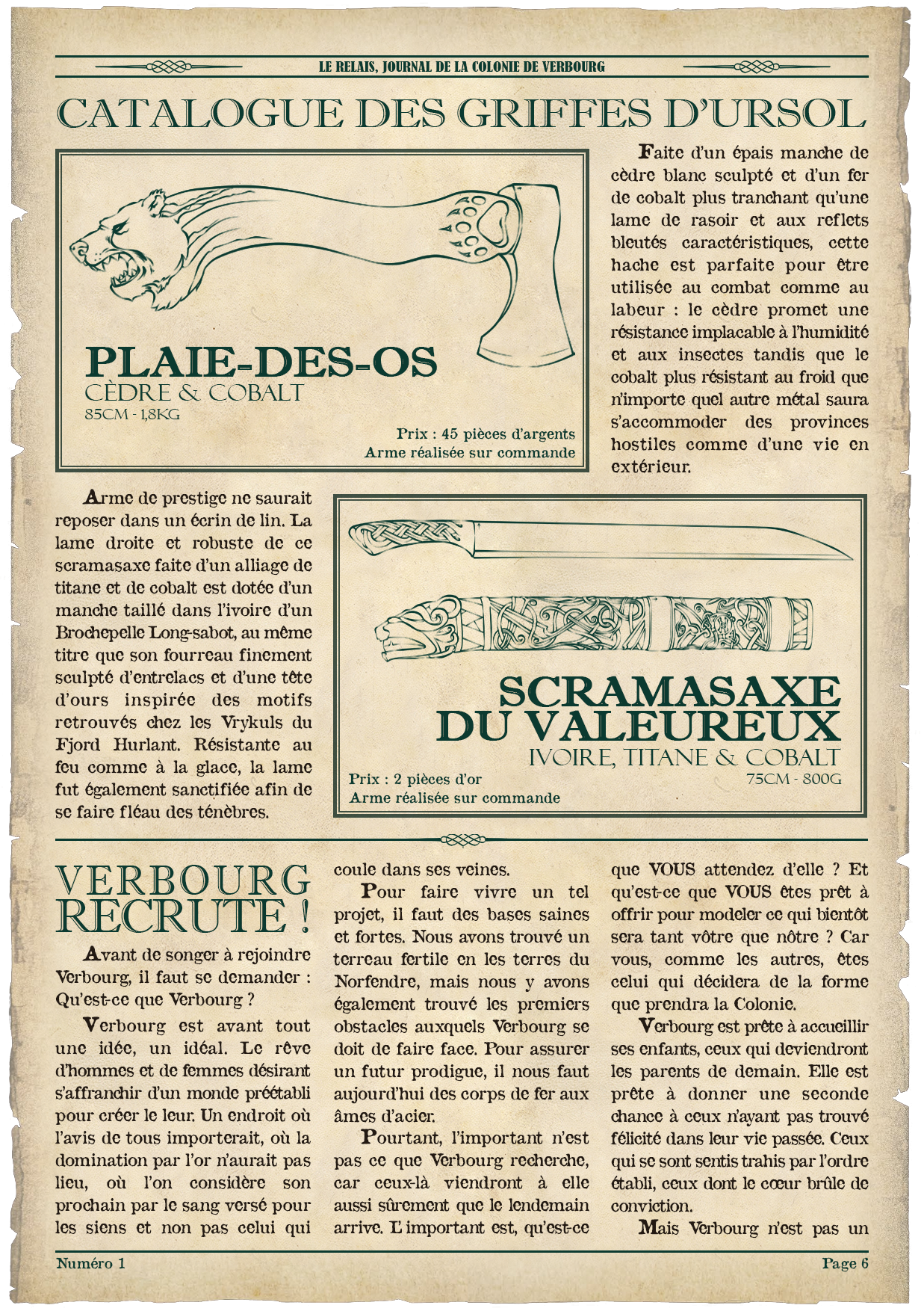 [Annonces] Verbourg - Le Relais, journal du grand nord ! Yuxm