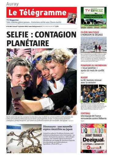 Le Télégramme (6 Editions) Du Samedi 7 Septembre 2019