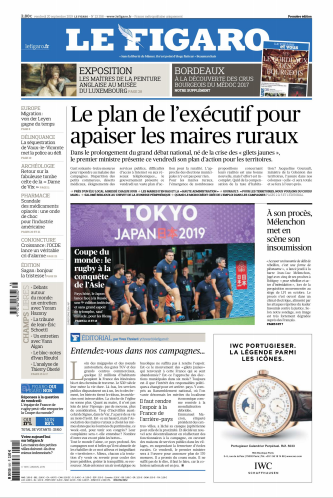 Le Figaro Du Vendredi 20 Septembre 2019