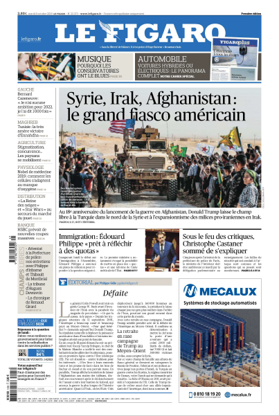 Le Figaro Du Mardi 8 Octobre 2019