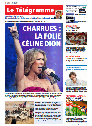 Le Télégramme (9 Editions) Du Mardi 8 Octobre 2019