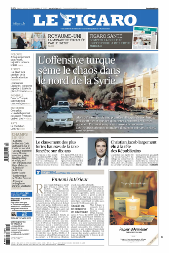 Le Figaro Du Lundi 14 Octobre 2019