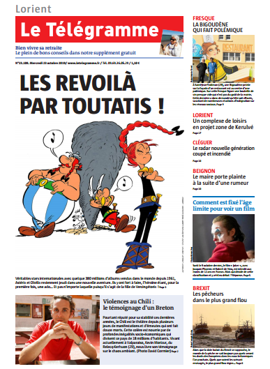 Le Télégramme ( 9 Editions) Du Mercredi 23 Octobre 2019