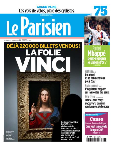 Le Parisien Du Jeudi 24 Octobre 2019