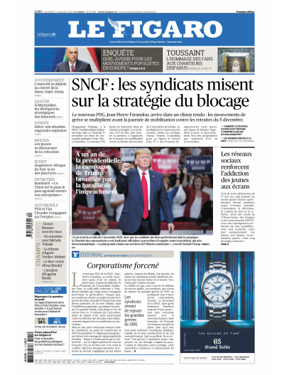  Le Figaro Du Vendredi 1er Novembre 2019