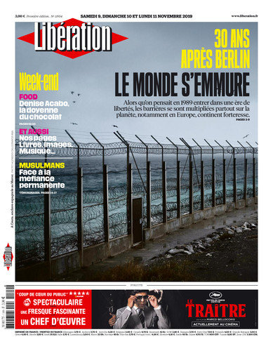 Libération Du Samedi 9 Novembre & Dimanche 10 Novembre 2019
