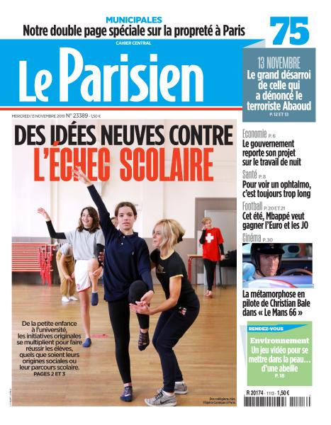  Le Parisien Du Mercredi 13 Novembre 2019