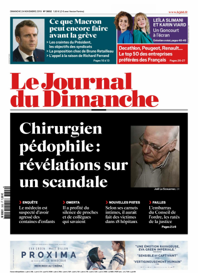 Le Journal Du Dimanche 24 Novembre 2019