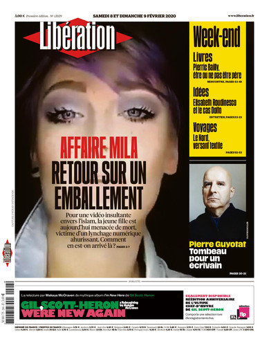 Libération Du Samedi 8 & Dimanche 9 Février 2020
