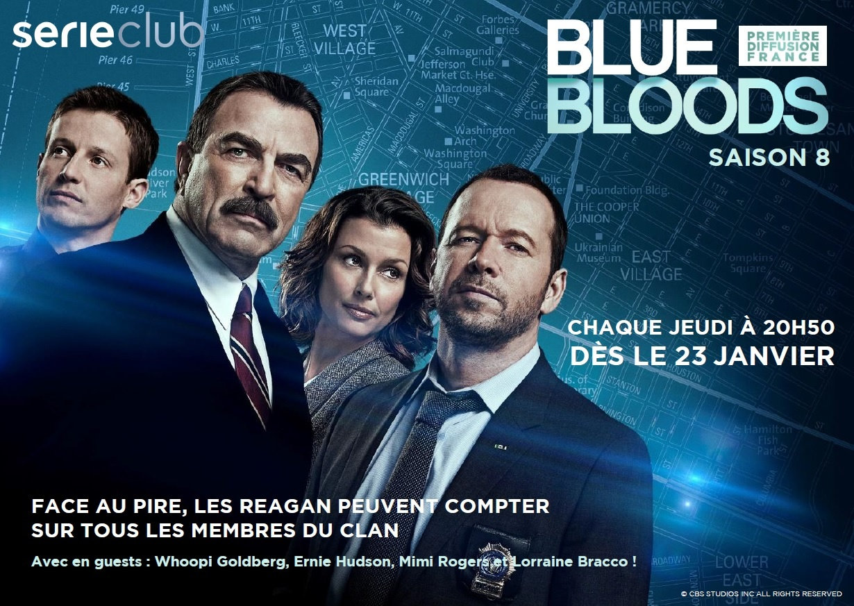 Blue Bloods (saison 8) diffusée sur SerieClub