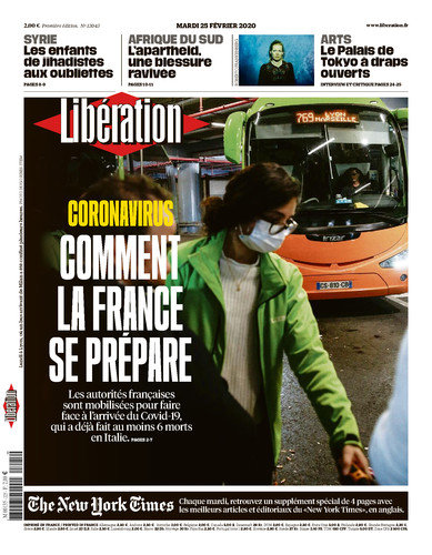 Libération Du Mardi 25 Février 2020