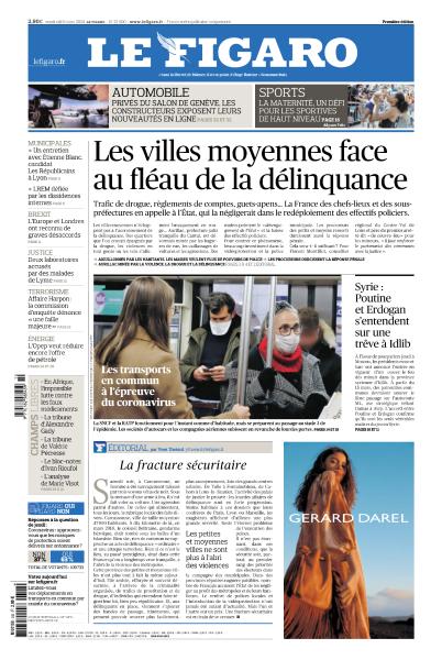 Le Figaro & 3 Supplément spécial Du Vendredi 6 Mars 2020