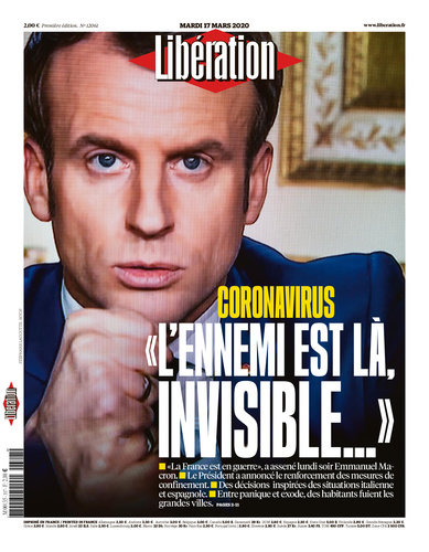 Libération Du Mardi 17 Mars 2020