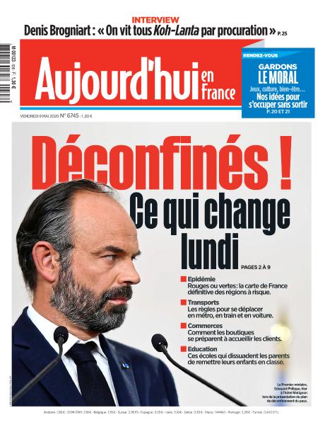 Aujourd’hui en France Du Vendredi 8 Mai 2020
