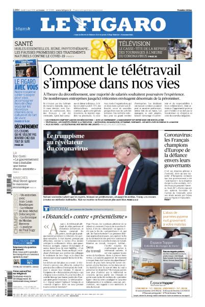 Le Figaro Du Lundi 11 Mai 2020