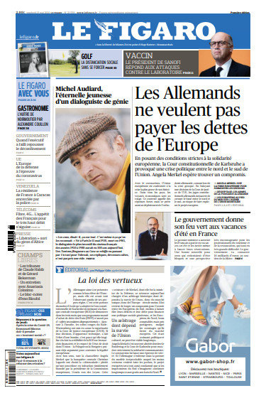 Le Figaro & 3 Supplément spécial Du Vendredi 15 Mai 2020