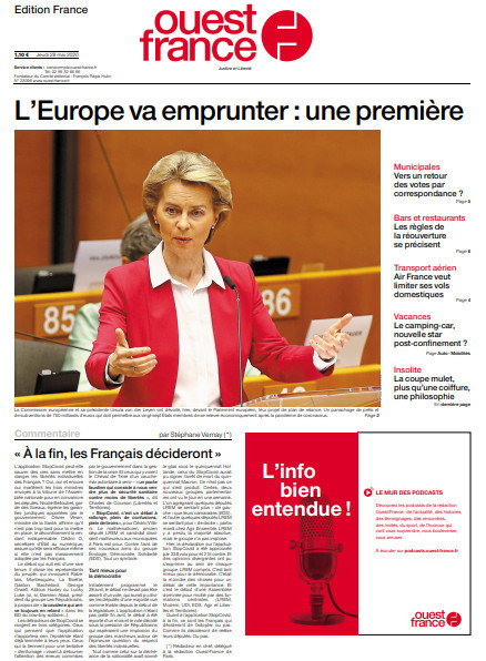 Ouest-France Édition France Du Jeudi 28 Mai 2020