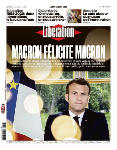 Libération Du Lundi 15 Juin 2020