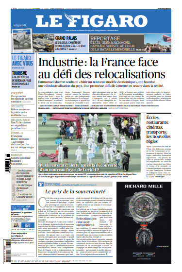 Le Figaro Du Mardi 16 Juin 2020