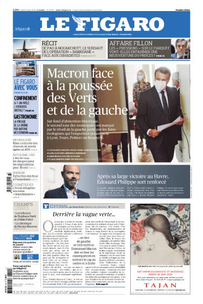 Le Figaro Du Lundi 29 Juin 2020