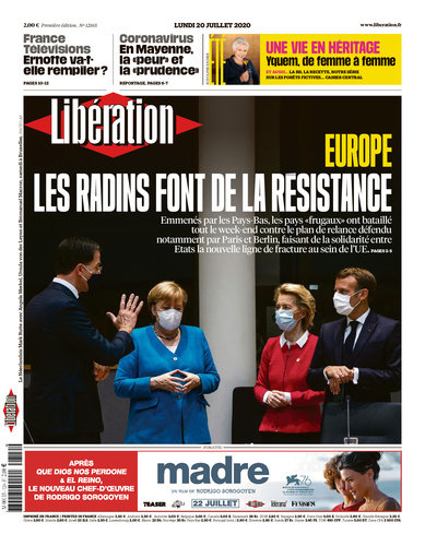 Libération Du Lundi 20 Juillet 2020