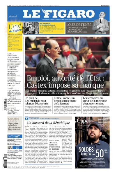 Le Figaro Du Jeudi 16 Juillet 2020