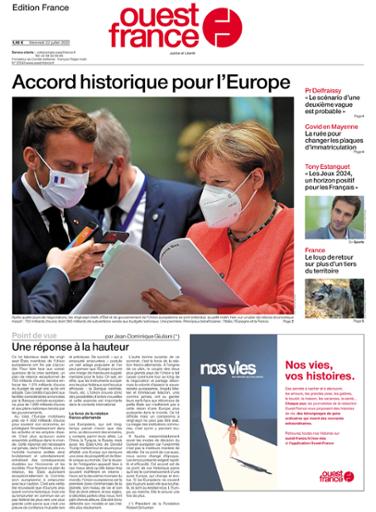 Ouest-France Édition France Du Mercredi 22 Juillet 2020