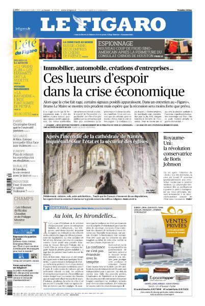 Le Figaro Du Vendredi 24 Juillet 2020