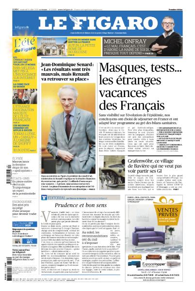 Le Figaro & 3 Supplément spécial Du Vendredi 31 Juillet 2020