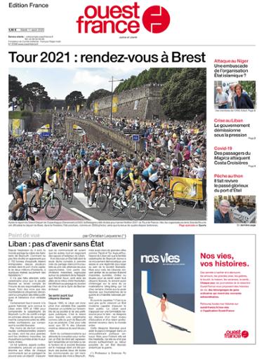 Ouest-France Édition France Du Mardi 11 Août 2020