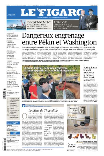 Le Figaro Du Mardi 8 Septembre 2020