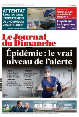 Le Journal Du Dimanche N°3846 Du 27 Septembre 2020