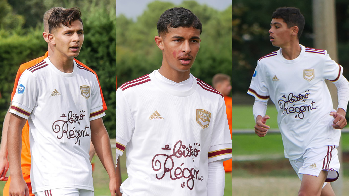 Trois Bordelais avec les U17 du Maroc