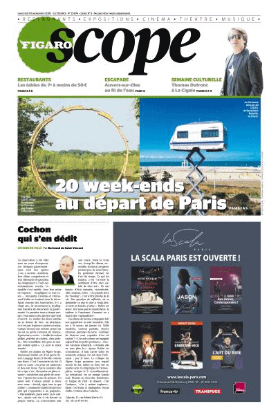 Le Figaro & Figaro Scope Du Mercredi 30 Septembre 2020
