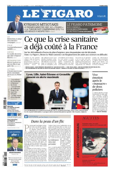 Le Figaro & 3 Supplément spécial Du Vendredi 9 Octobre 2020