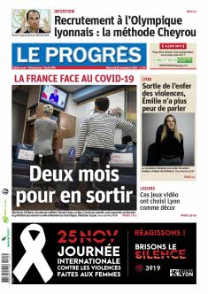 Le Progrès ( Édition Villeurbanne-Caluire ) Du Mercredi 25 novembre 2020