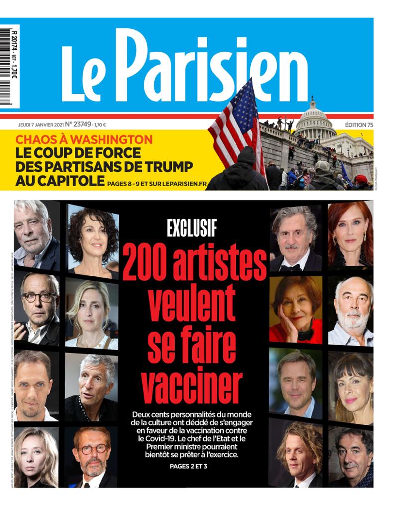 Le Parisien Du Jeudi 7 Janvier 2021