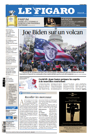 Le Figaro Du Vendredi 8 Janvier 2021