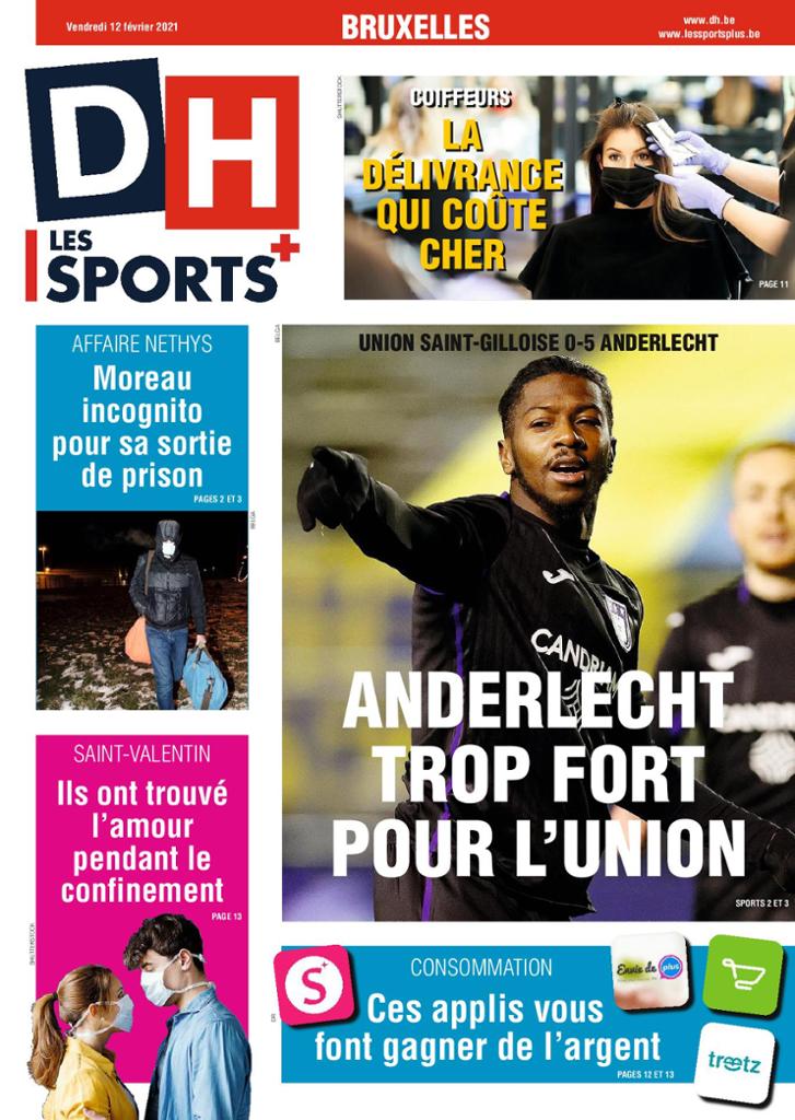 journaux Belges Du Vendredi 12 Février 2021