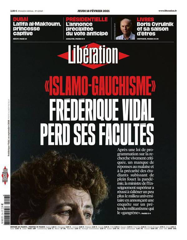 Libération Du Jeudi 18 Février 2021