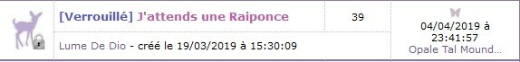 J'attends une Raiponce