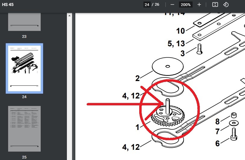 Le Forum de la Motoculture > Taillehaie Stihl HS45 s'étouffe puis cale — free download