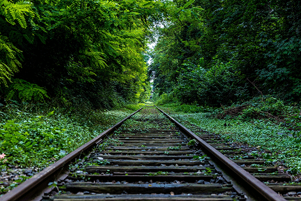 chemin de fer abandonné