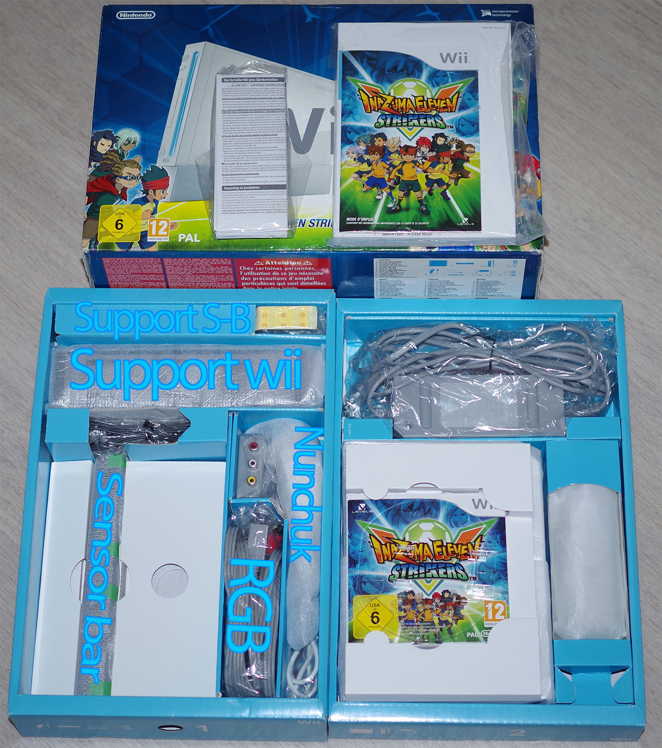 Packaging des consoles Itve