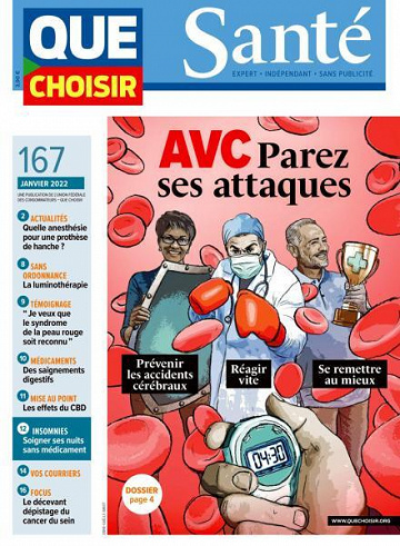 Que Choisir Santé N.167 - AVC, Parez ses attaques