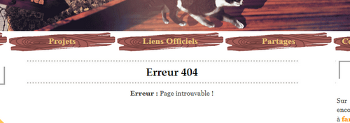 Erreur 404 sur la page de la traduction de Cutie Pie