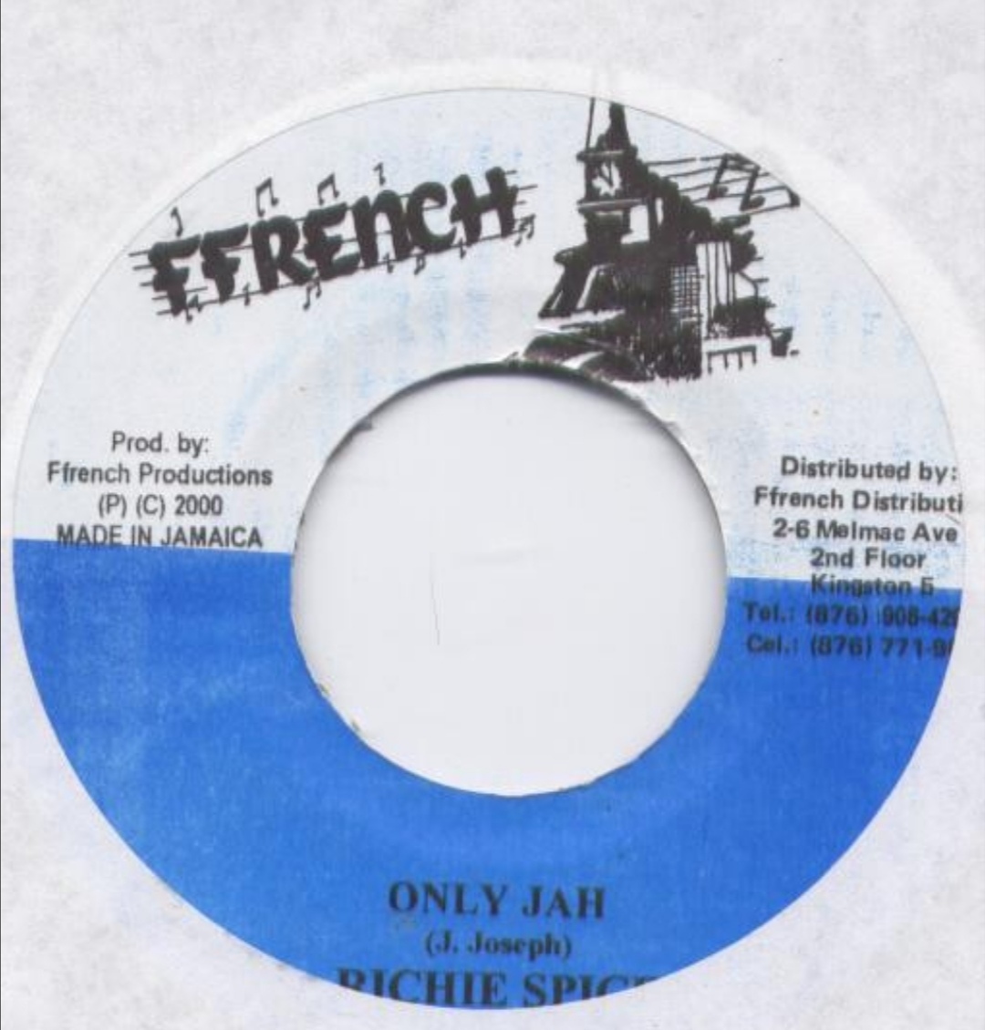Richie Spice - Only Jah( Black Man King Riddim )2000